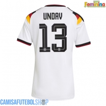 Camisa de time de futebol Alemanha Deniz Undav #13 Replicas 1º Equipamento Feminina Mundo 2026 Manga Curta